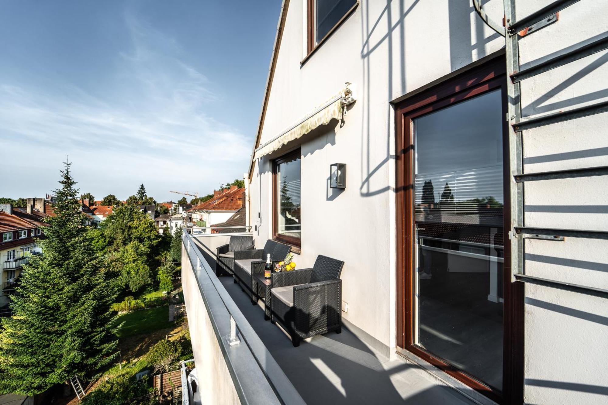 Stern Blick - Maisonette, Balkon, Zentral In Brémai repülőtér Kültér fotó